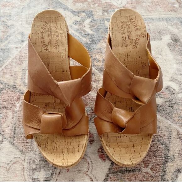 Kork Ease Sammi Cork Wedge Sandals Size 9 New - Picture 2 of 7
